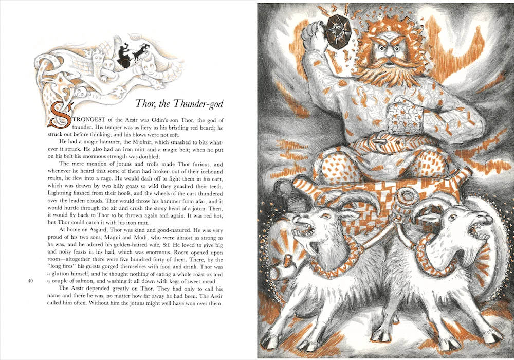 D’Aulaires’ Book of Norse Myths (Paperback) - Image 3