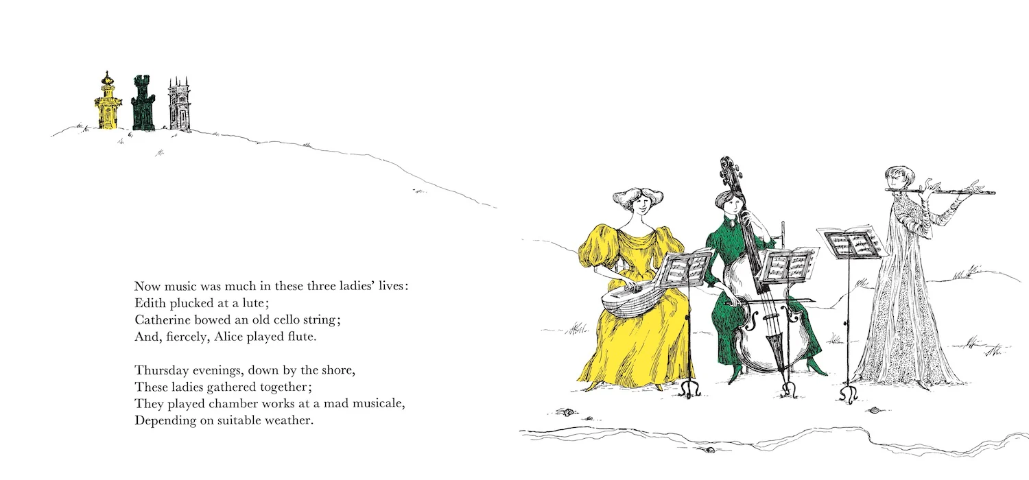 Three Ladies Beside the Sea - Image 3